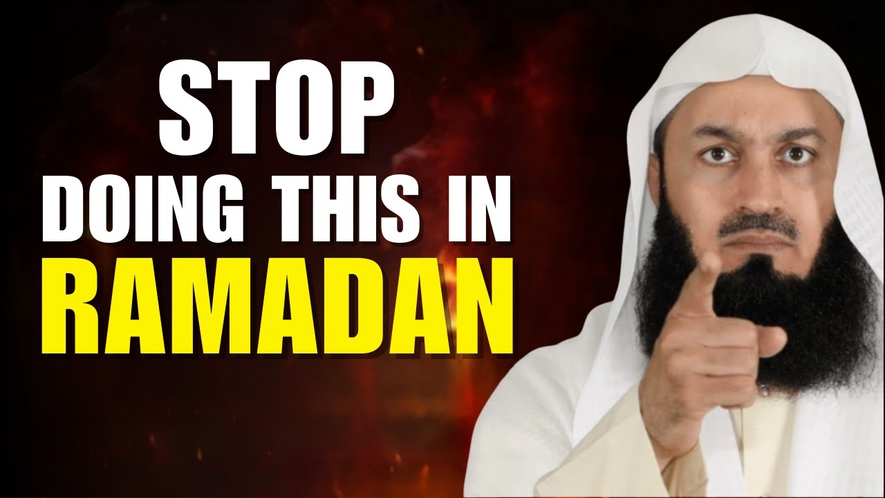 These Habits Are Destroying Your Ramadan Rewards (Fix Them Now) | Mufti Menk Speech