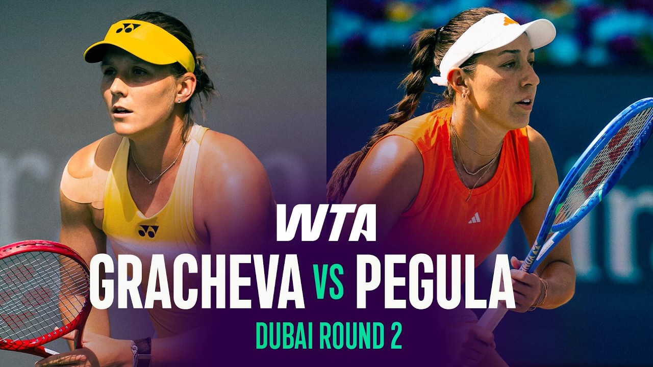 Varvara Gracheva vs. Jessica Pegula | 2026 Dubai Round 2 | WTA Match Highlights