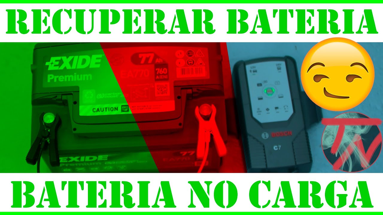 Como hacer el Mantenimiento a una BATERÍA | Reparación - Regeneración con cargador INTELIGENTE 👨🏼‍🔧