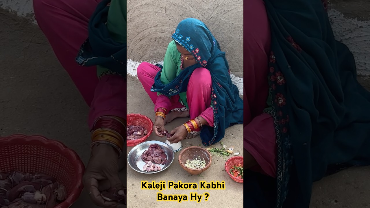 Kaleji Basin Pakora Recipe by a Village Woman | Village Cooking Special Liver (Kaliji) Pakora