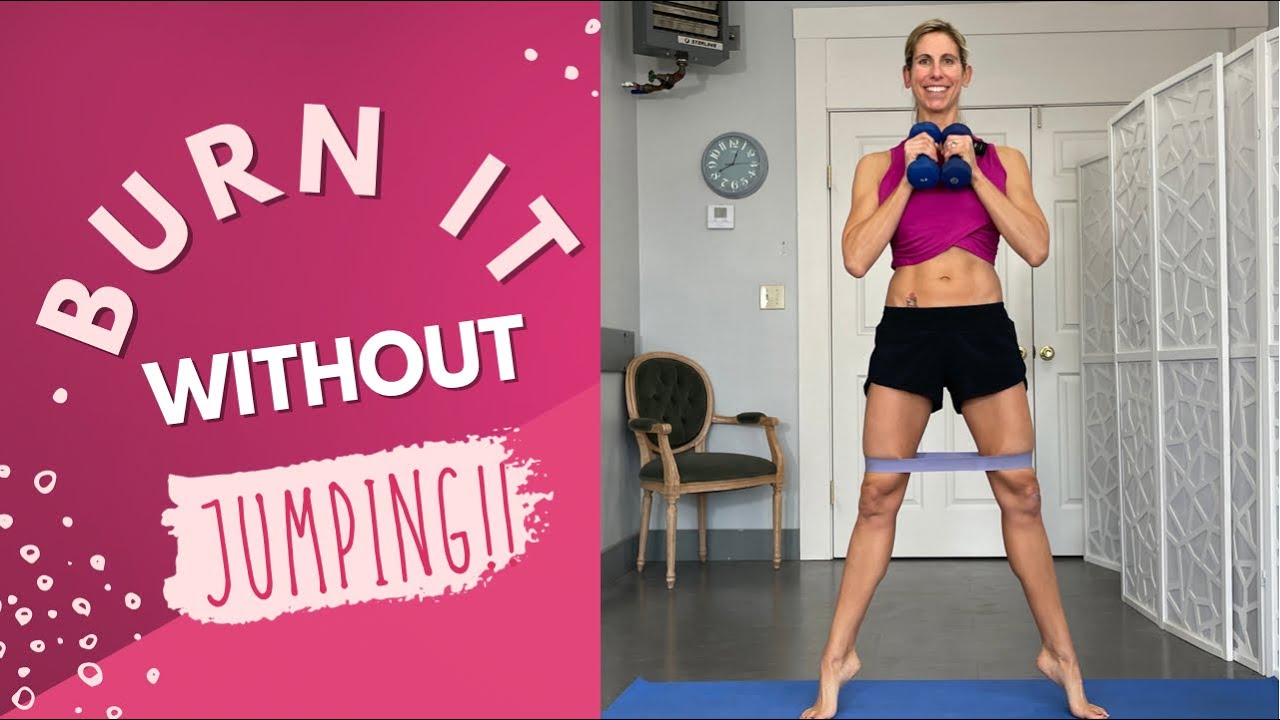 At Home Calorie Burn Workout- No Jumping Needed