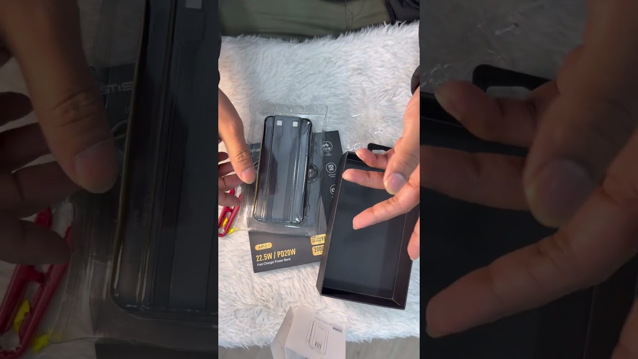 unboxing 20000mAh High-Speed Charging Technology Powerbank 