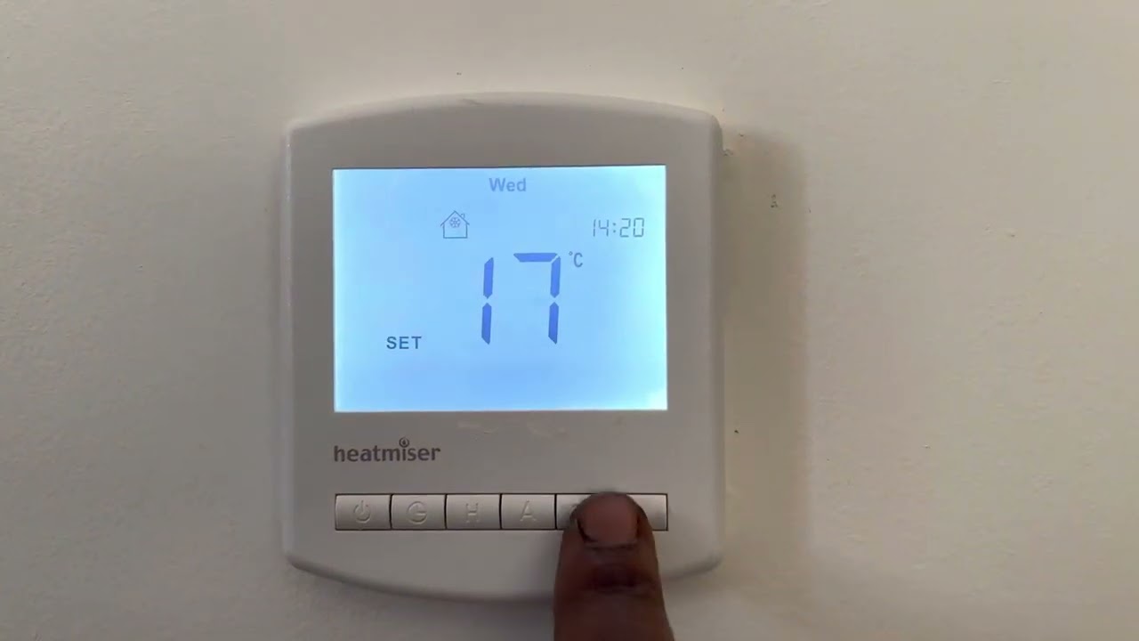 Increase room temperature-Heatmiser thermostat