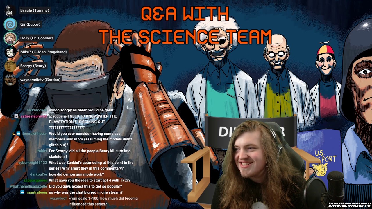 Half-Life VR:AI - Cast Commentary Night Q&A (ACT 1)