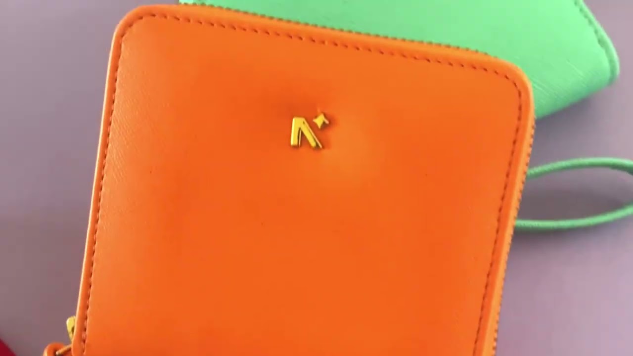 Zip Around Wallet |Card & Coin Purse Wallet | Vegan Leather Bijou Wallet for Women's |Atelier NEORAH