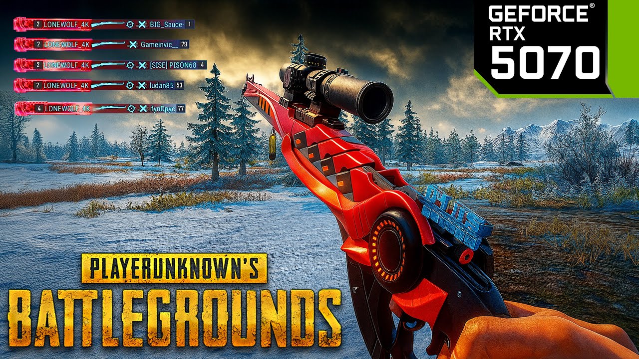 PUBG | RTX 5070 + i5 14400F  Map: Vikendi FPP Solo eSports Graphics | Gameplay