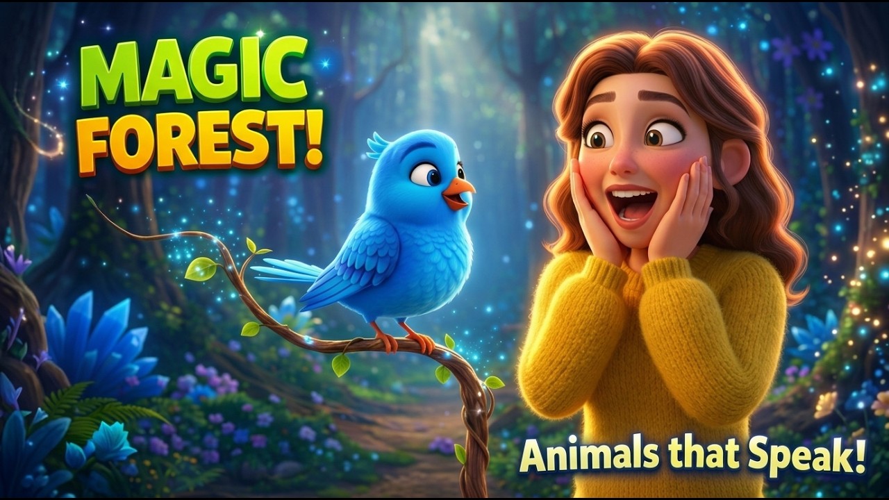Learn English Speaking Practice - Animals in the Forest | Easy Dialogue