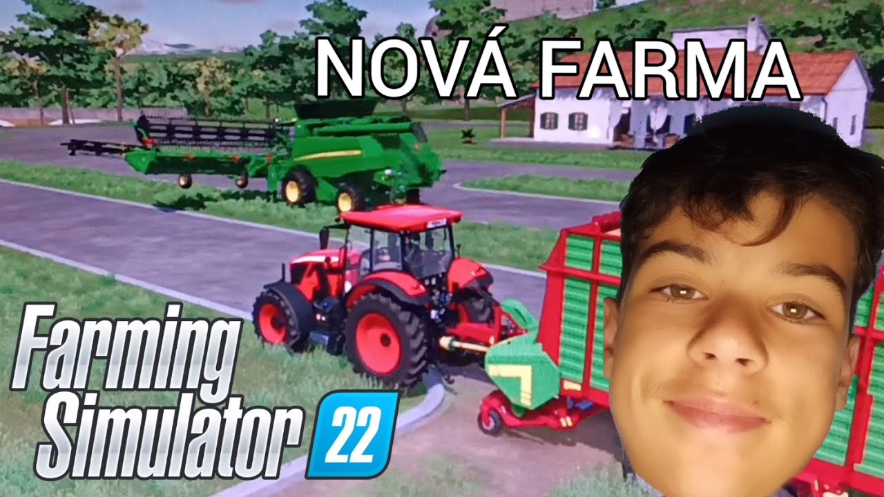 VÍTEJTE NA MÉ NOVÉ FARMĚ🐷🐱🐮!!!Farming simulátor 22[Šimšonova farma#01]