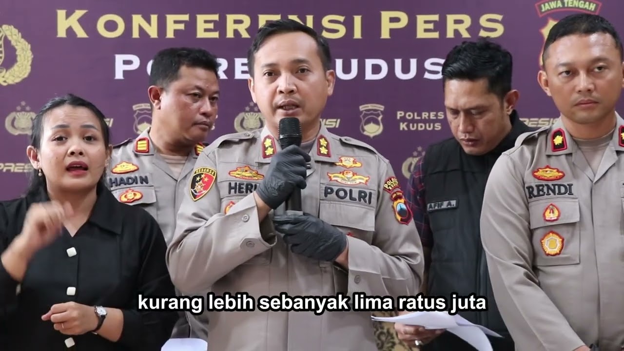 Manfaatkan Rumah Kosong Saat Banjir, Polres Kudus Ungkap Kasus Pencurian