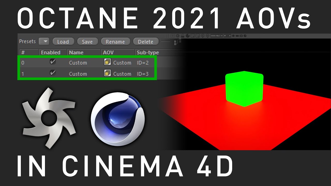 Советы по Silverwing: Octane 2021 AOV в Cinema 4D
