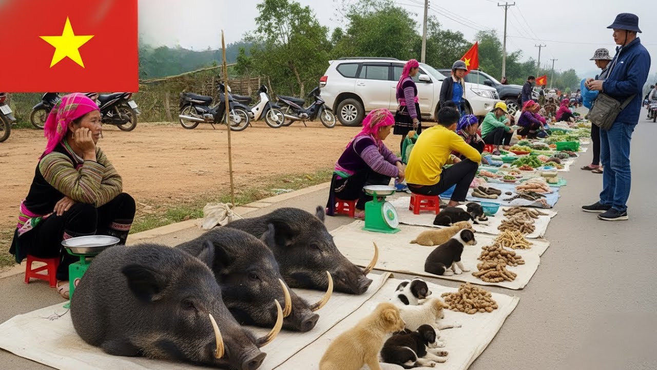 Vietnam's Traditional Morning Market – The Warm Hospitality of Local People