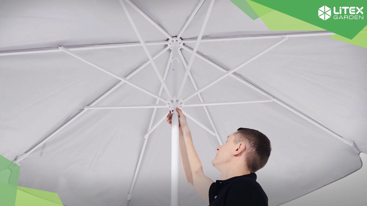 Litex Garden - Jak rozłożyć parasol Rodos?