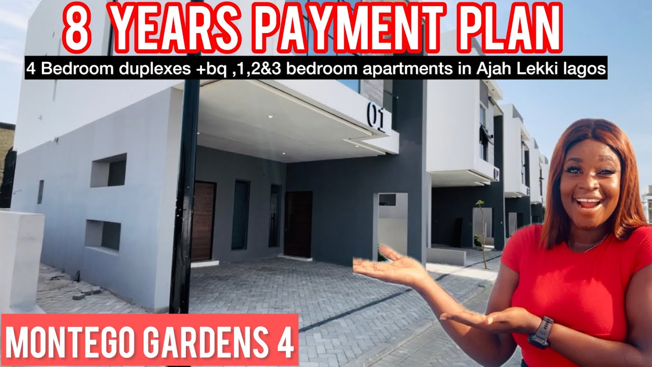 8 YEARS PAYMENT PLAN / 4BEDROOM DUPLEXES + BQ ,1,2,& 3 BEDROOM APARTMENTS IN AJAH LEKKI #viral