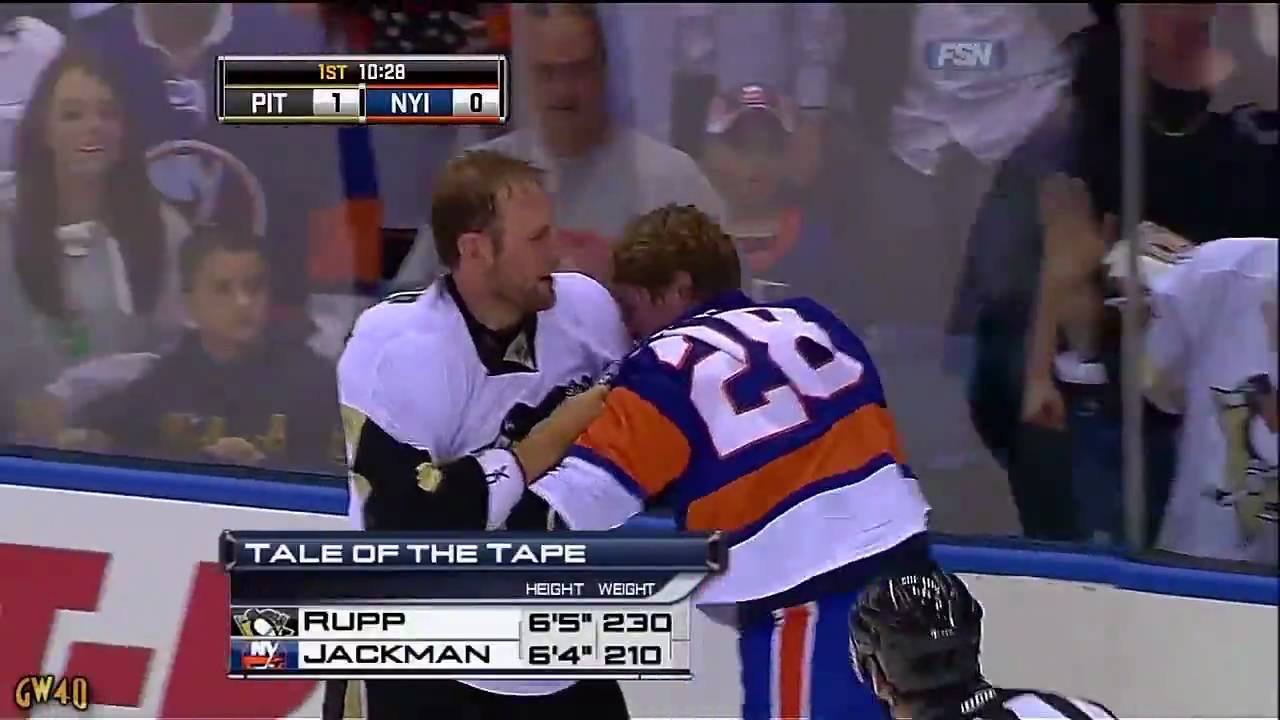 (HD) Fight: Michael Rupp vs Tim Jackman 10-3-2009