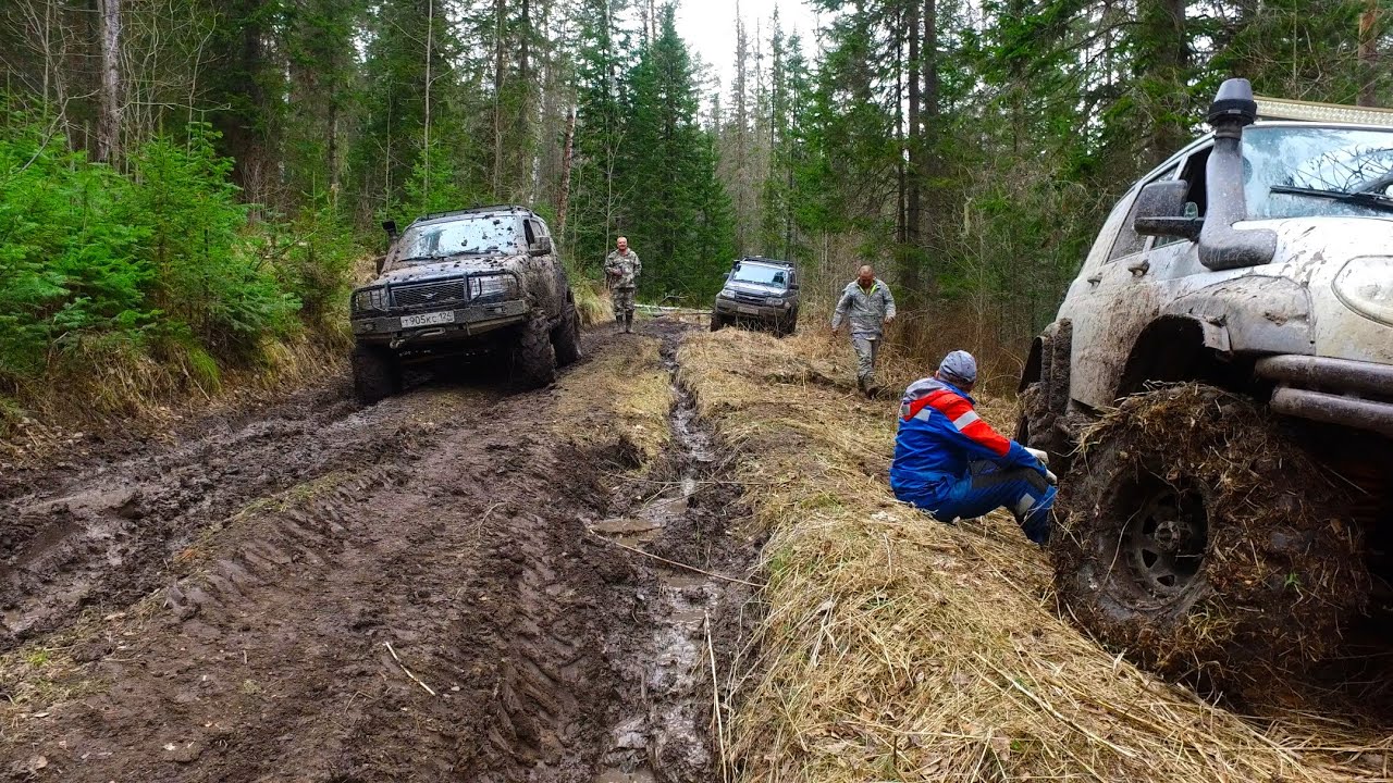 Легкая дорога ПРЕВРАТИЛАСЬ В АД. Патроводы поникли. УАЗ Патриот, KIA Retona.