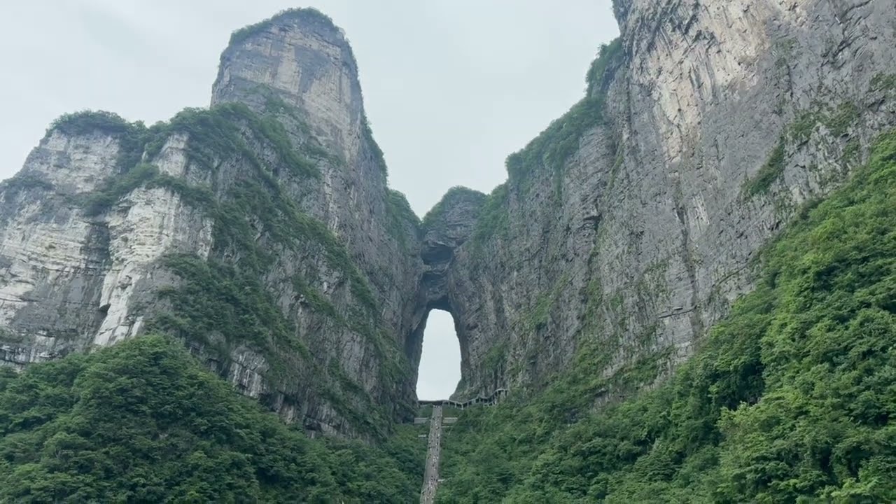 Tianmen Mountain Step-by-Step| Route-B Part2 Heaven's Gate