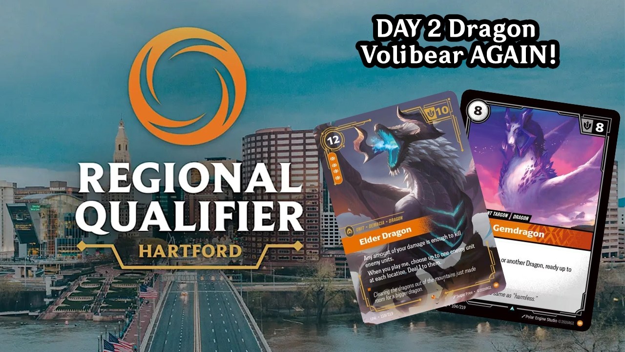 Day 2 with DRAGON Volibear AGAIN?? FULL VLOG - Riftbound Hartford Regional Experience
