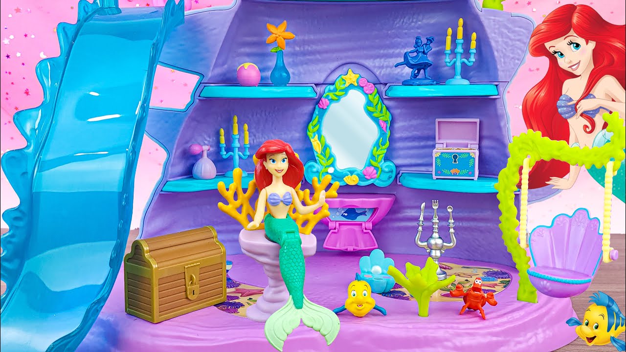 Satisfying with Unboxing Disney Mermaid Ariel's House Playset, Frozen Elsa Toys Collection | ASMR