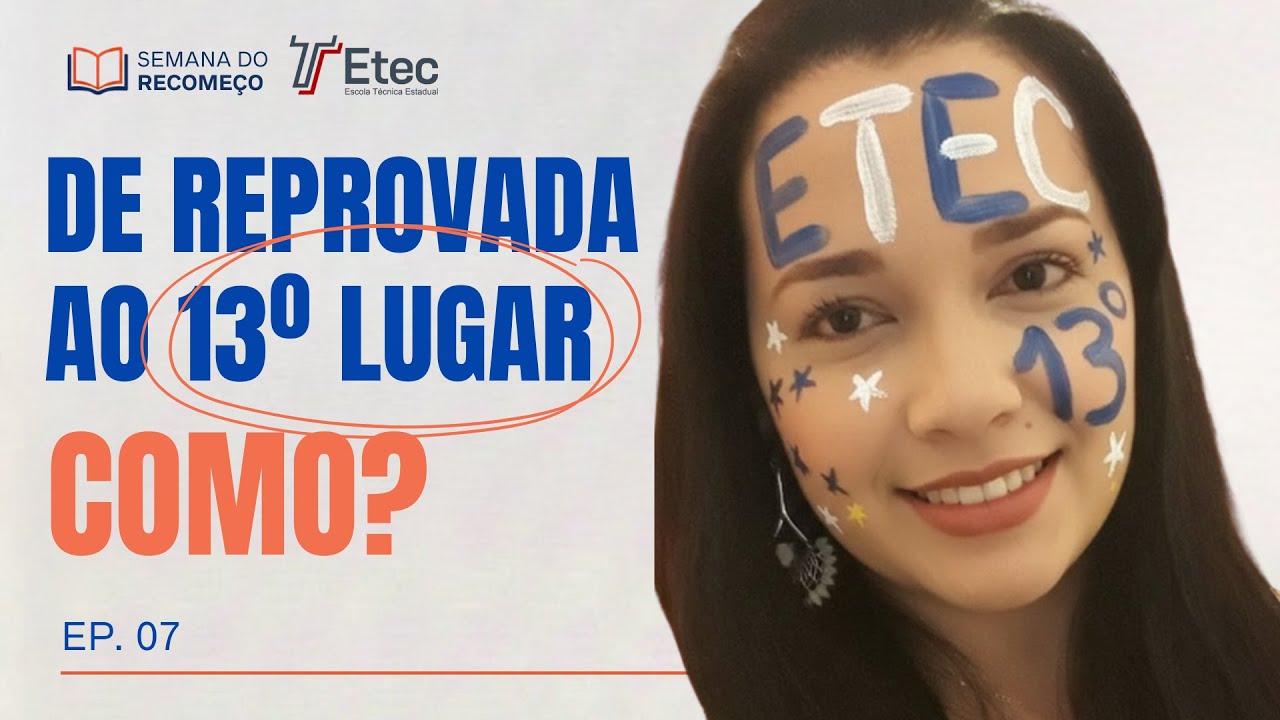 De Reprovada ao 13º Lugar na ETEC: Como ela conseguiu? 🏆