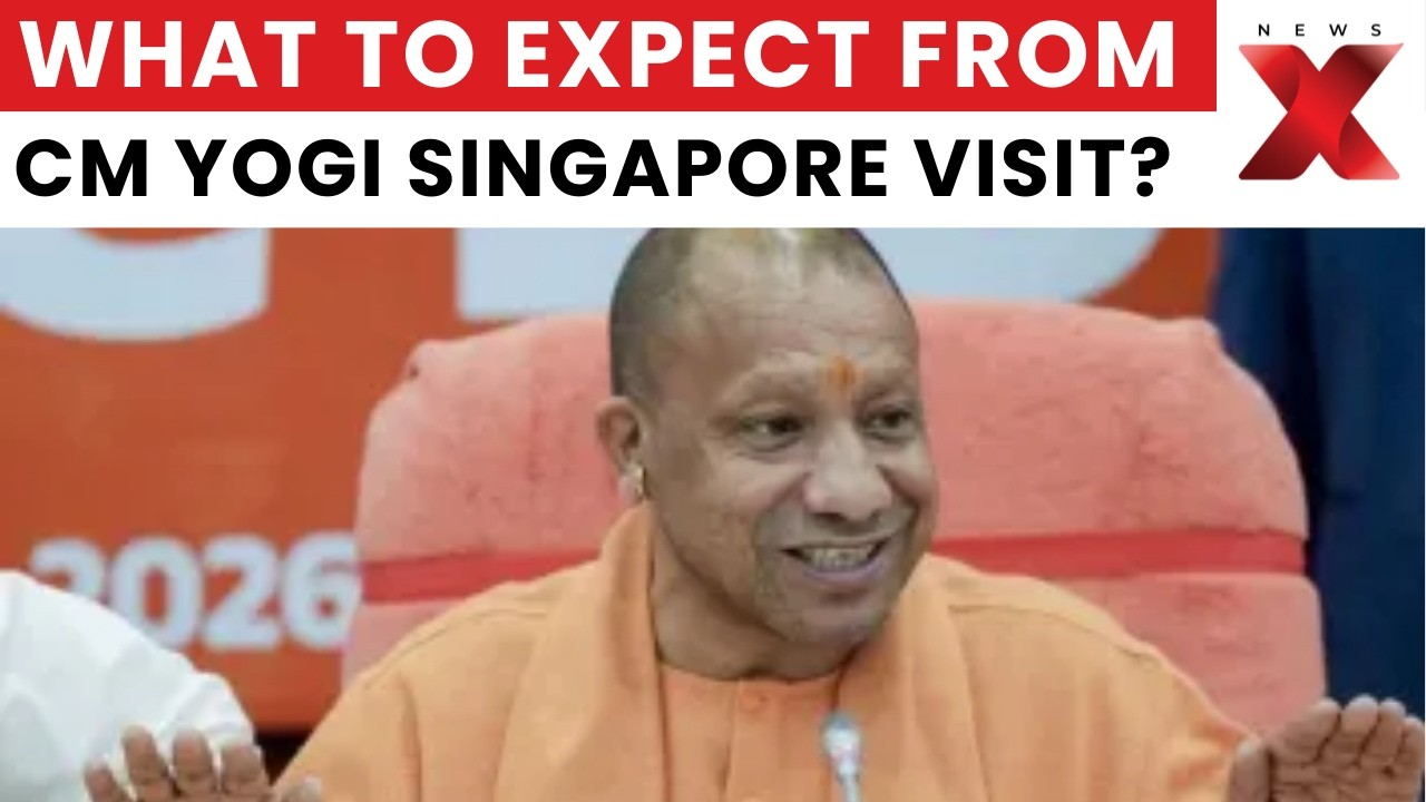 CM Yogi’s Singapore & Japan Visit: All Eyes on UP’s $1 Trillion Economy Push | NewsX