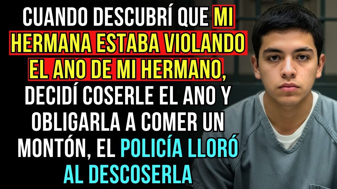 EL POLICÍA ROMPIÓ A LLORAR MIENTRAS DESCOCÍA LAS HERIDAS DE LA JOVEN