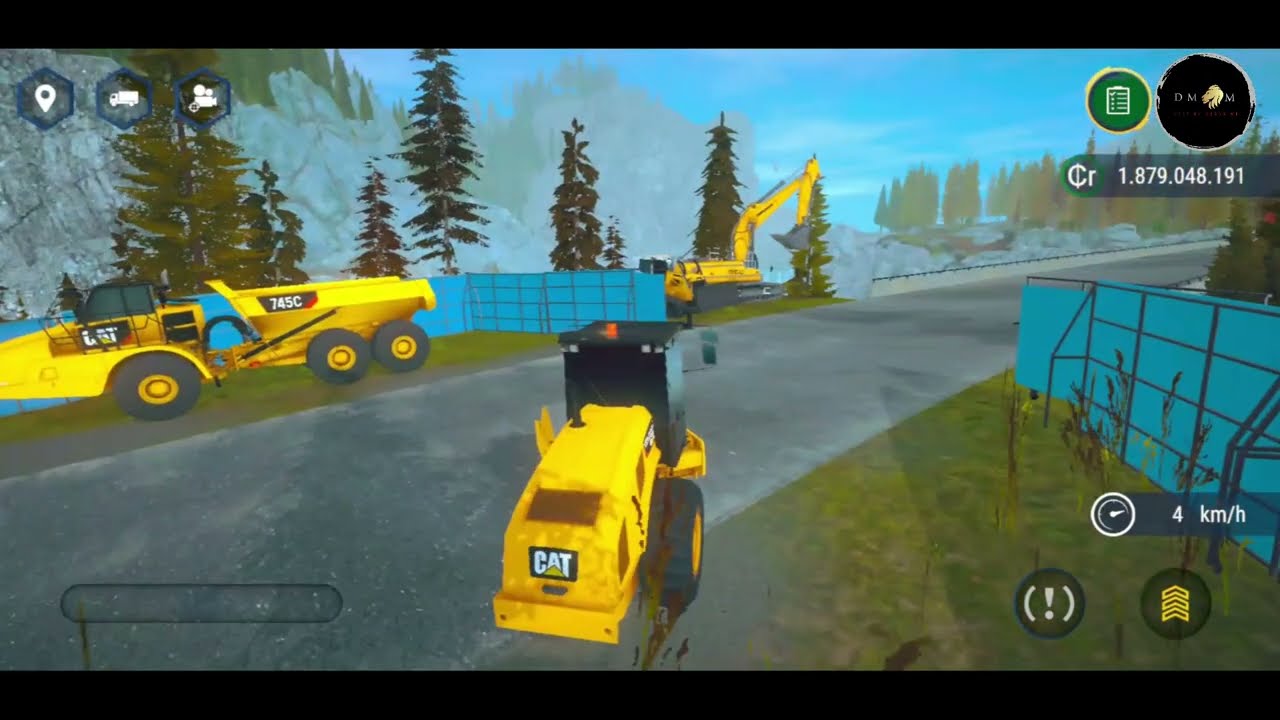 CRAZY ROAD ROLLER Driving Challenge! 🚧 Heavy Machinery Gameplay | Construction Simulator 4 #212