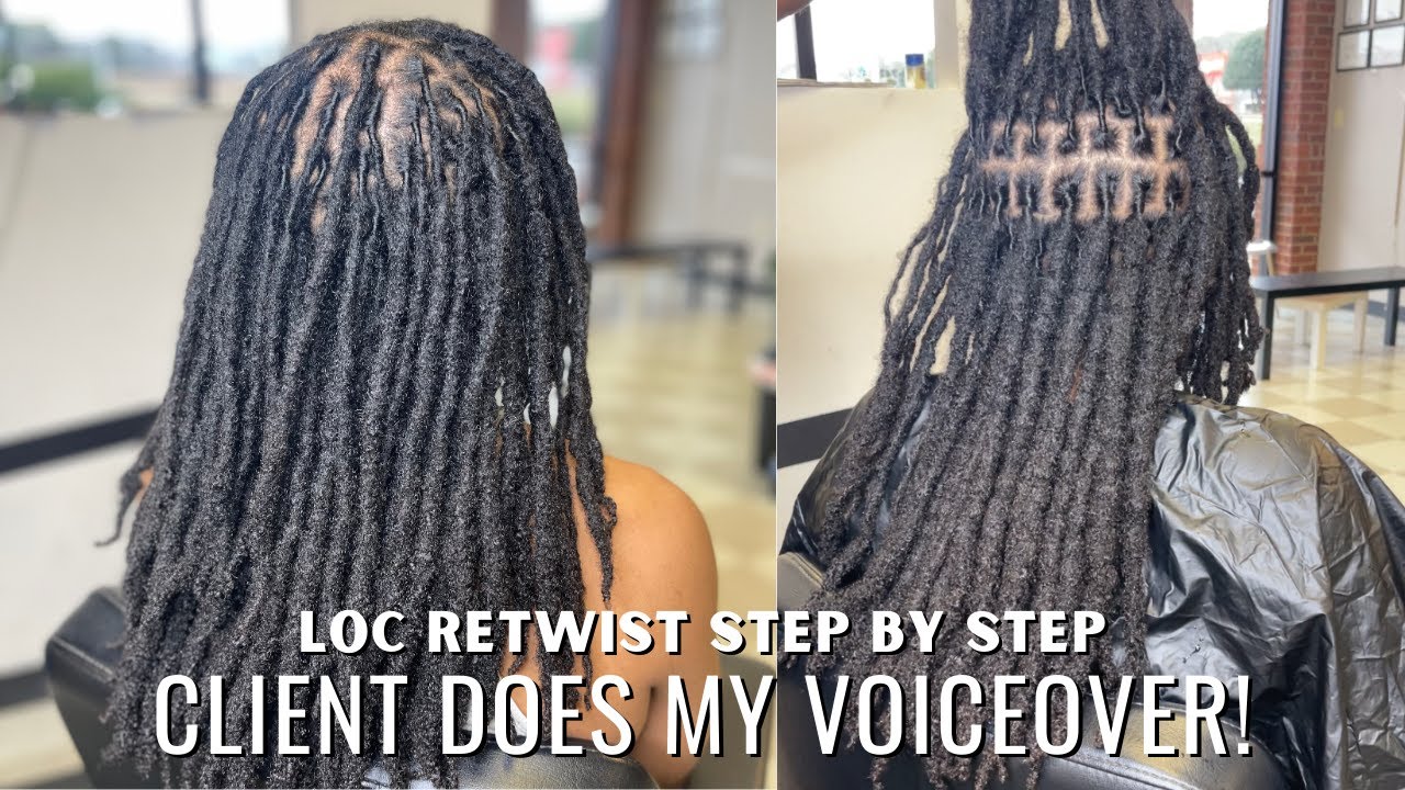 CLIENT DOES MY VOICE OVER | LOC RETWIST BEFORE AND AFTER!