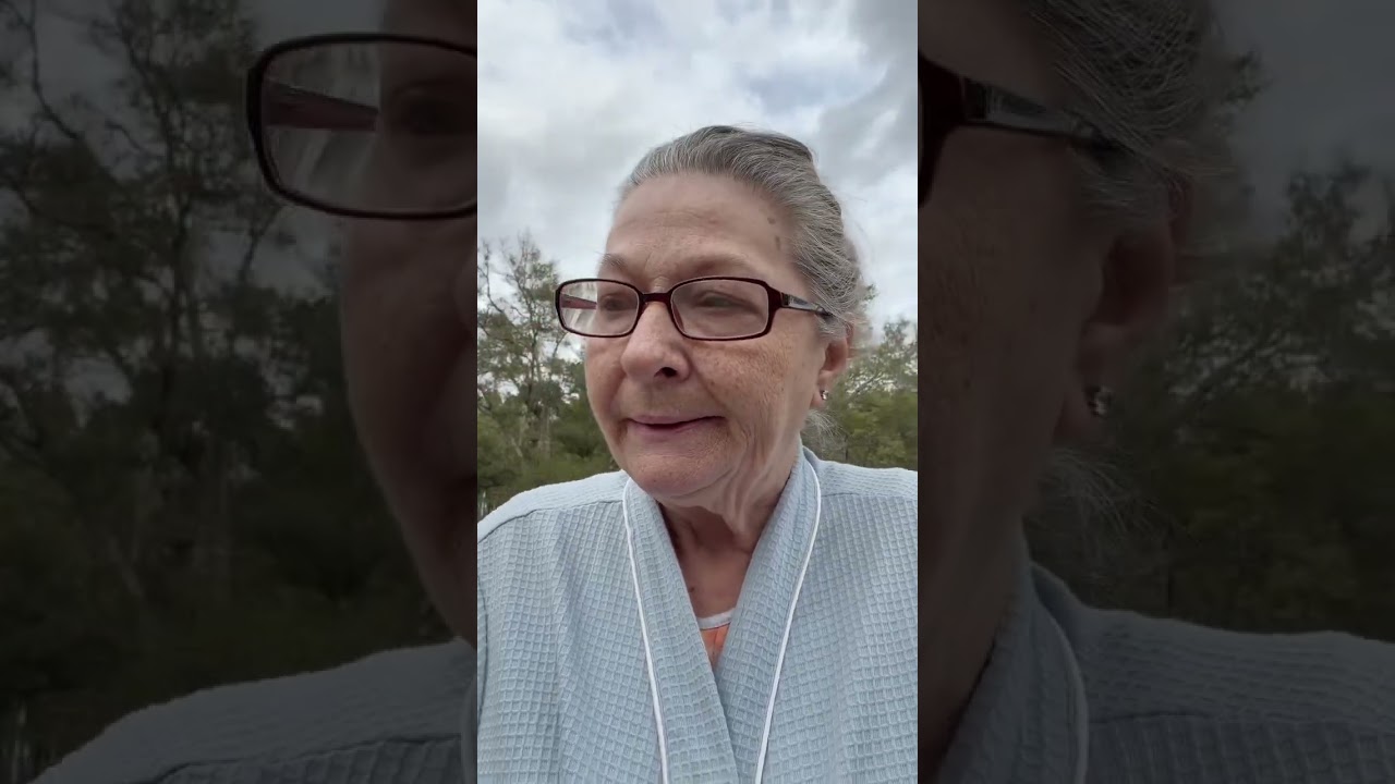 Grandma walking outside #outsidevlog 
