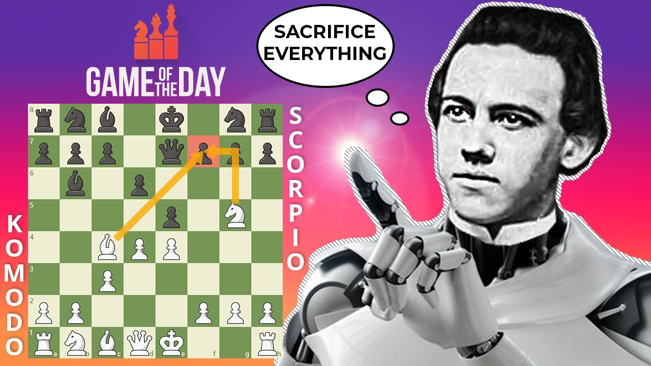 Komodo Sacs EVERYTHING For Morphy-Style Checkmate!