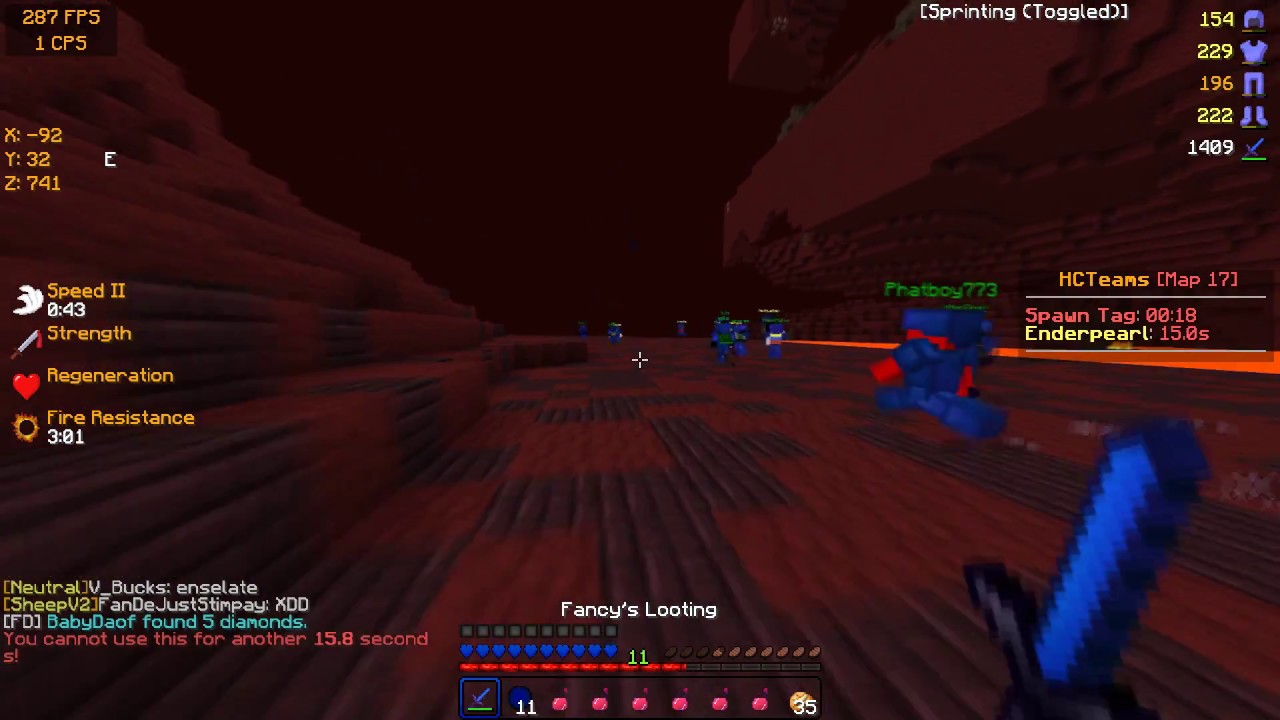 KILLING STIMPAY + OUR FIRST TEAMFIGHT IN NETHER (Hcteams #3)