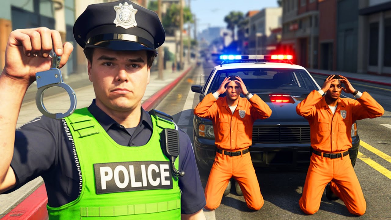 Playing GTA 5 RP As A POLICE OFFICER