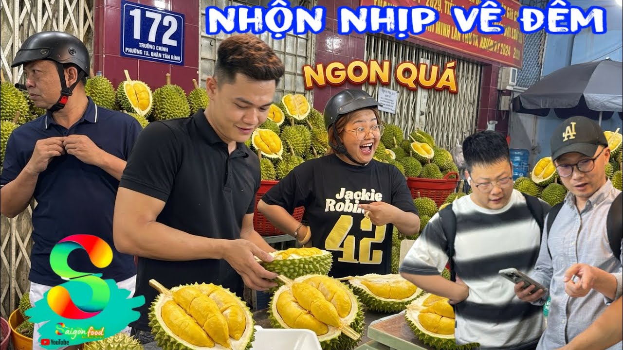 🟢Ngộ thiệt..!Cứ đêm về là sầu riêng khách đông nhộn nhịp