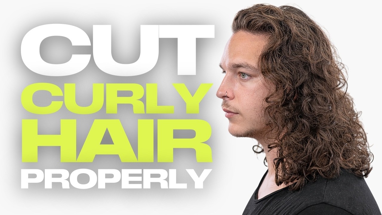 How to Cut Long Curly Hair (Efficient Twist Cut for Barbers)