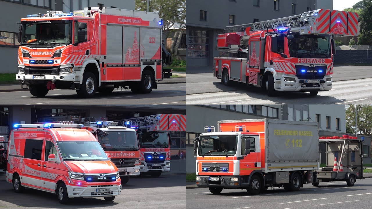 [‼️NEUE DLK + RÜSTZUG, uvm.‼️] BERUFSFEUERWEHR KASSEL | FEUER- & RETTUNGSWACHE 1 | #kassel