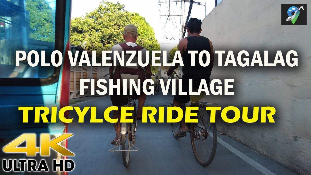 [4K] Tagalag Fishing Village Tricycle Ride Tour | Polo Valenzuela | Metro Manila