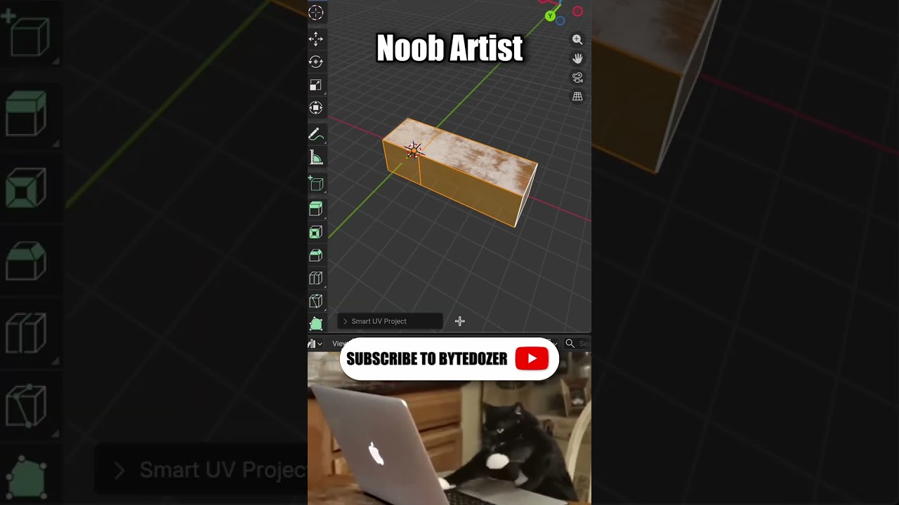 Noob vs Pro artist: Fixing UVs #blendertutorial #blender #blendercommunity #blender3d #b3d