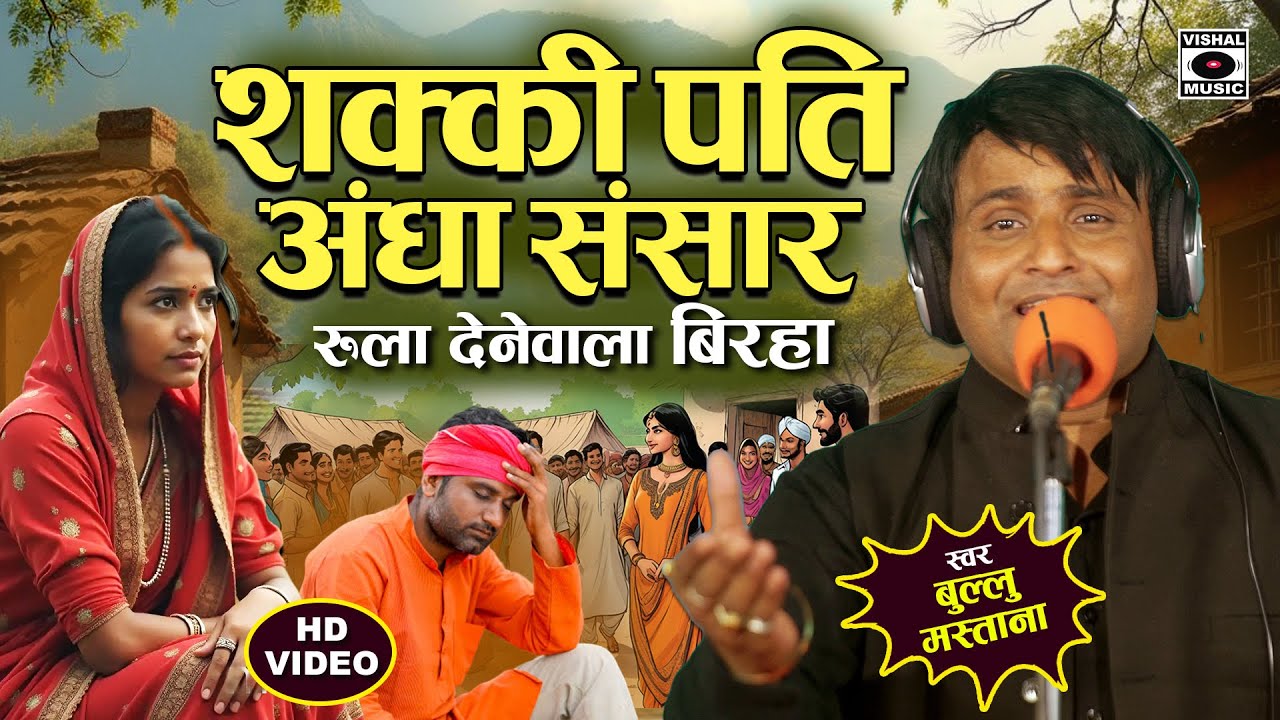 Bhojpuri Birha 2025 बिरहा - शक्की पति - Shakki Pati - Bullu Mastana Ka Birha New Video