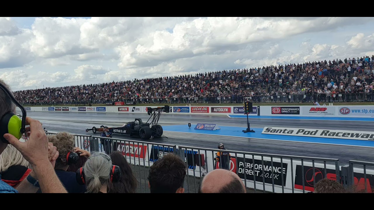 1000 ft new fastest top fuel license run 3.862 sec / santa pod