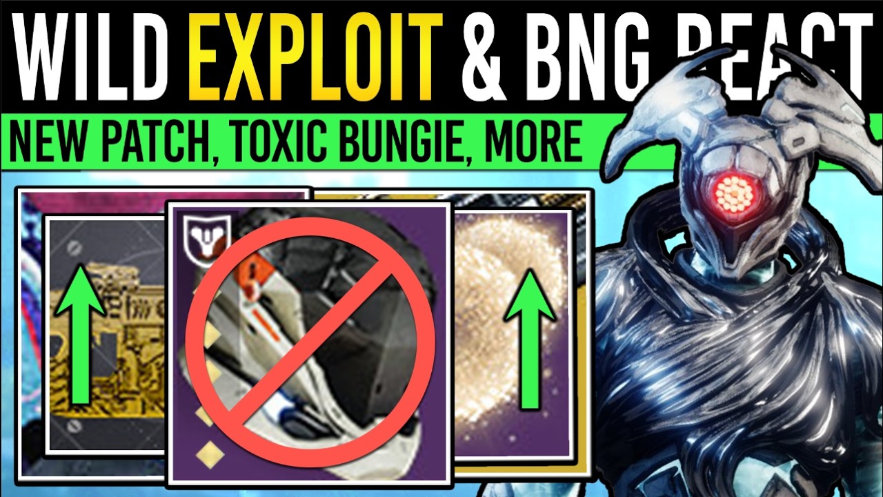 Destiny 2: БЕЗУМНЫЙ ЭКСПЛОЙТ И ОТВЕТ BUNGIE! Гнев разработчиков, изменения лута, бесплатные дропы...