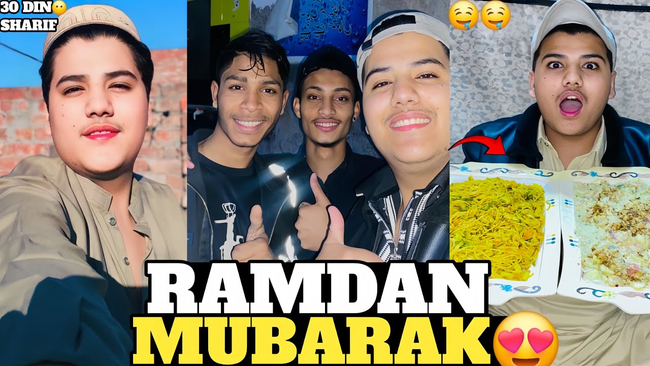 HUMARI TERAF SA SAB KO RAMDAN MUBARAK😍TOLAY 30 DIN KAY LIYA KAD HO GAYA😂