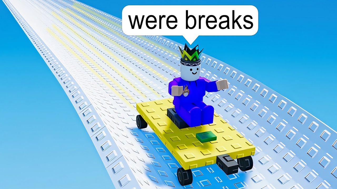I Use CART to Slide Down Big Hill BUT Have NO BRAKES