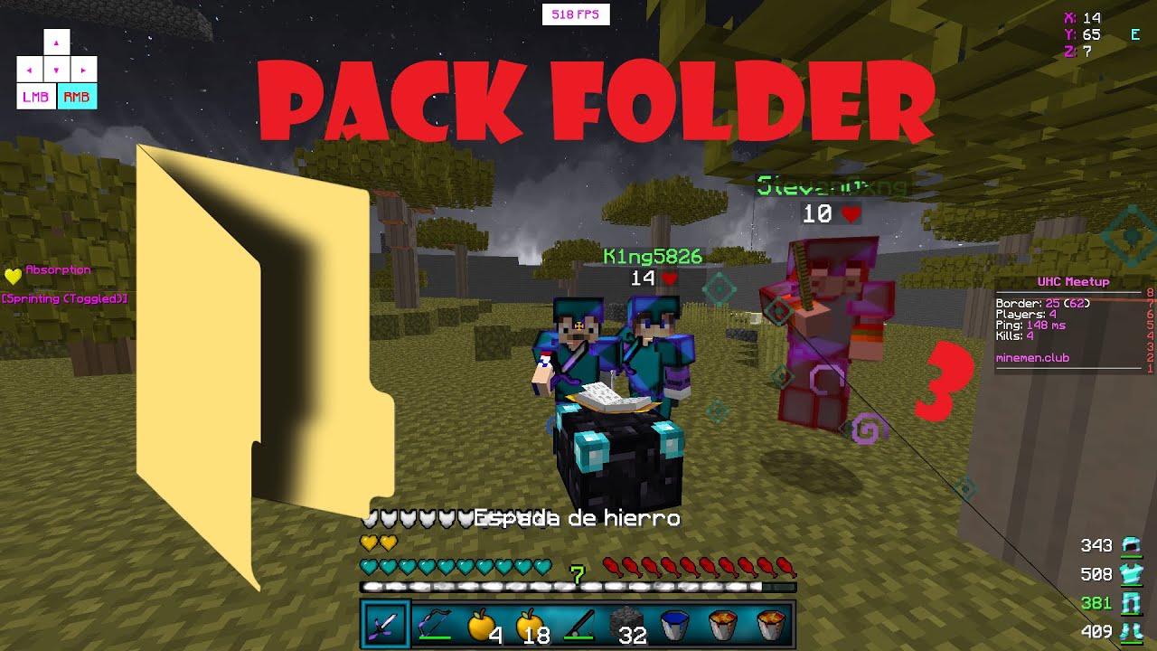 🌑 Pack Folder Uhc-Pvp #3 | Naxitoh ⚡