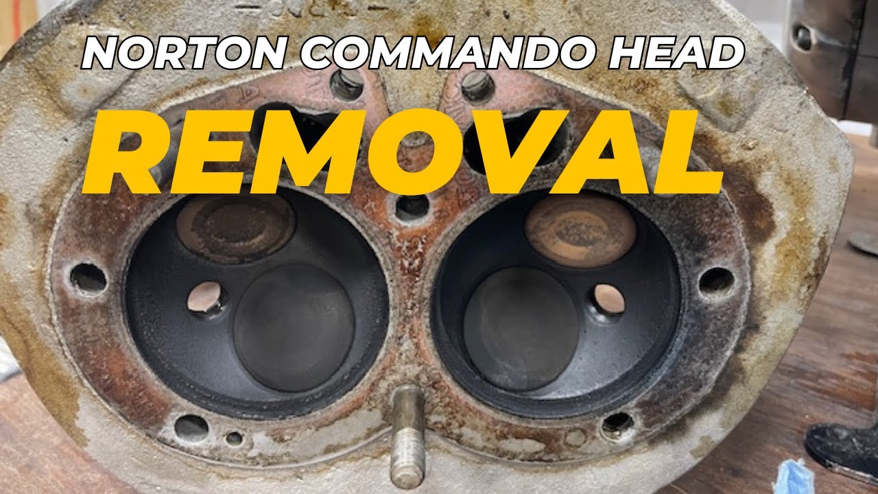 Norton Commando cylinder head removal