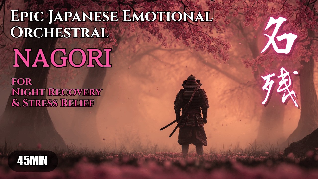 [Deep Healing & Emotional Relief] Epic Japanese EMOTIONAL Music | NAGORI (名残) – 45 Min Zen Orchestra