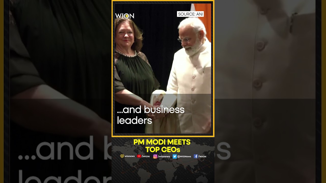 Indian PM meets Australian Industrialists | WION Shorts