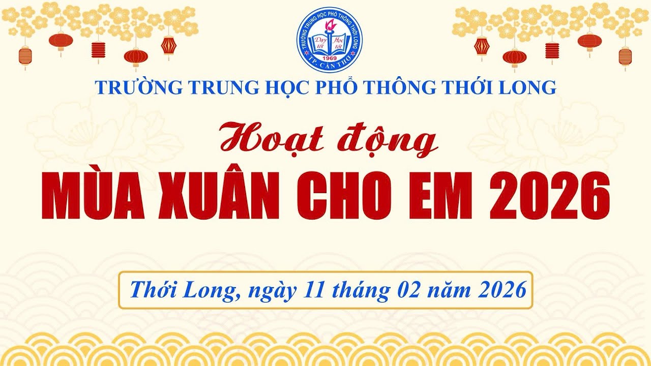 Hoạt động MÙA XUÂN CHO EM 2026