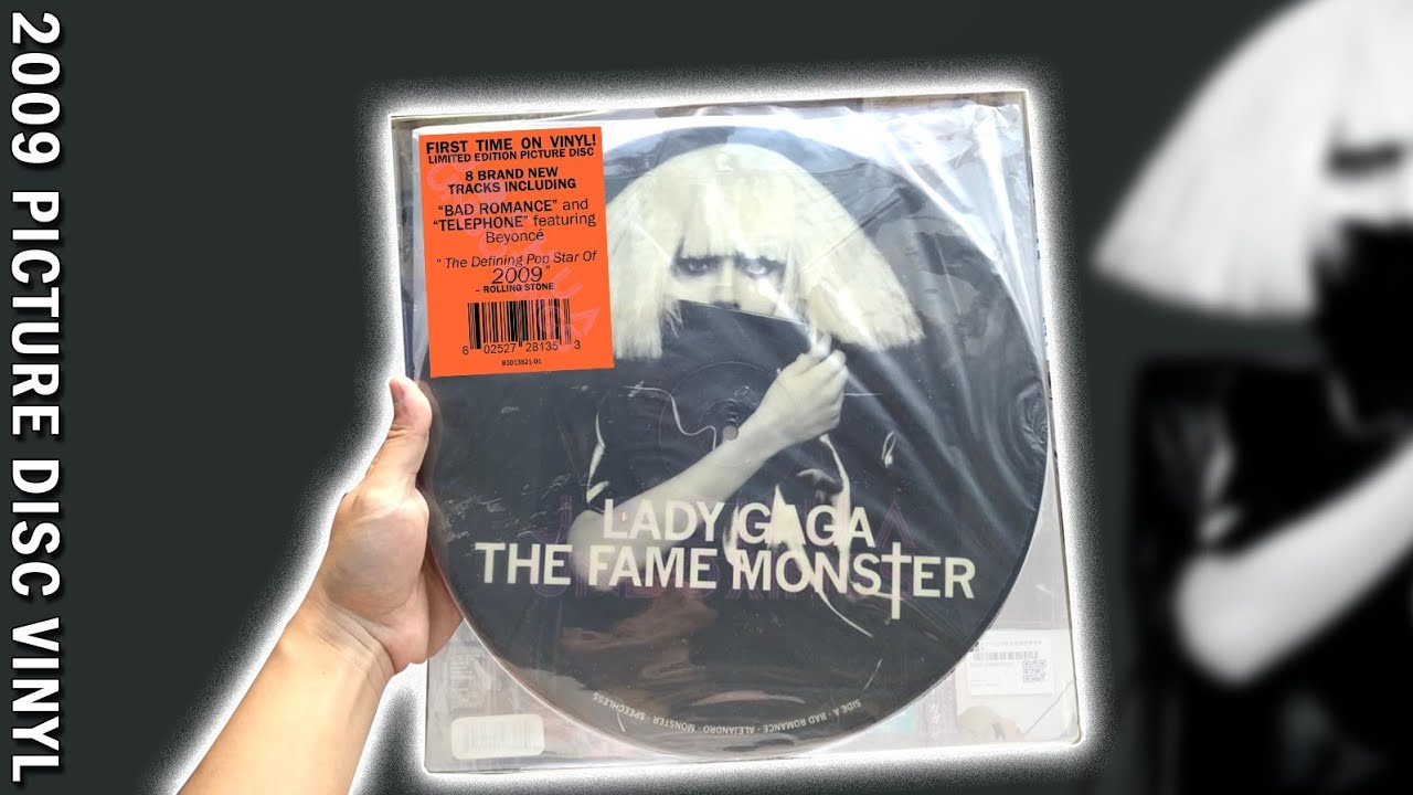 UNBOXING Lady Gaga - The Fame Monster - 2009 Picture Disc Vinyl Album
