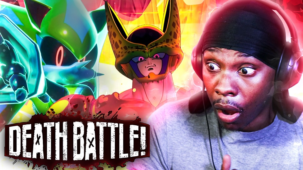 SONIC VERSE IS OVERPOWERED! | Metal Sonic Vs Cell Reaction (Death Battle) Sonic Noob Reacts