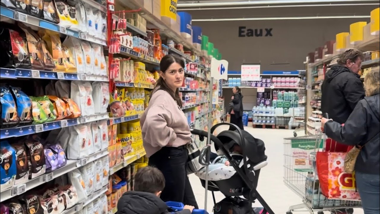 Fransadan haftalık alışveriş 