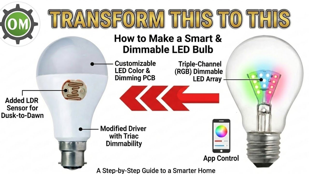 How to make a regular light bulb smart